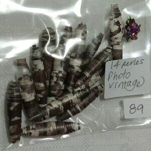 One-of-a-kind handmade/hand rolled paper beads/jewelry making/craft supplies/DIY